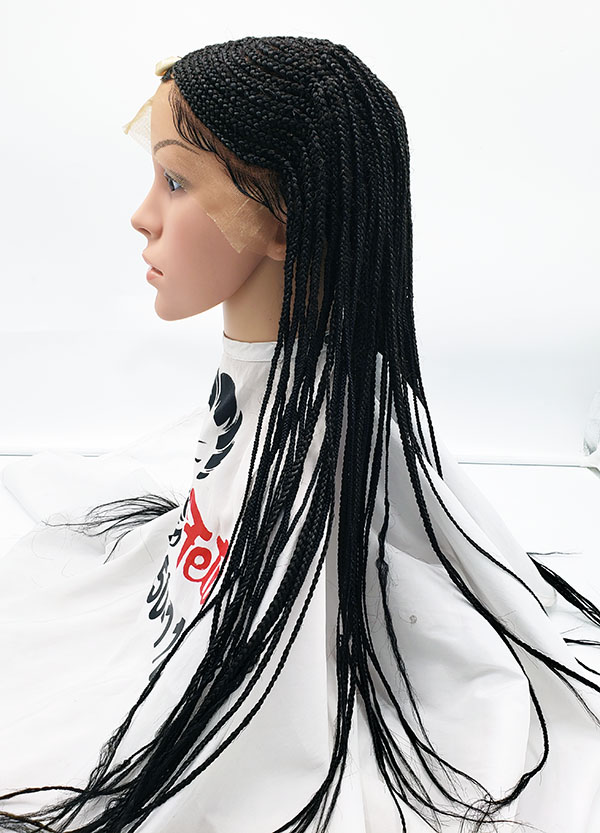 Tribal Braided Full Lace Wig with baby hair